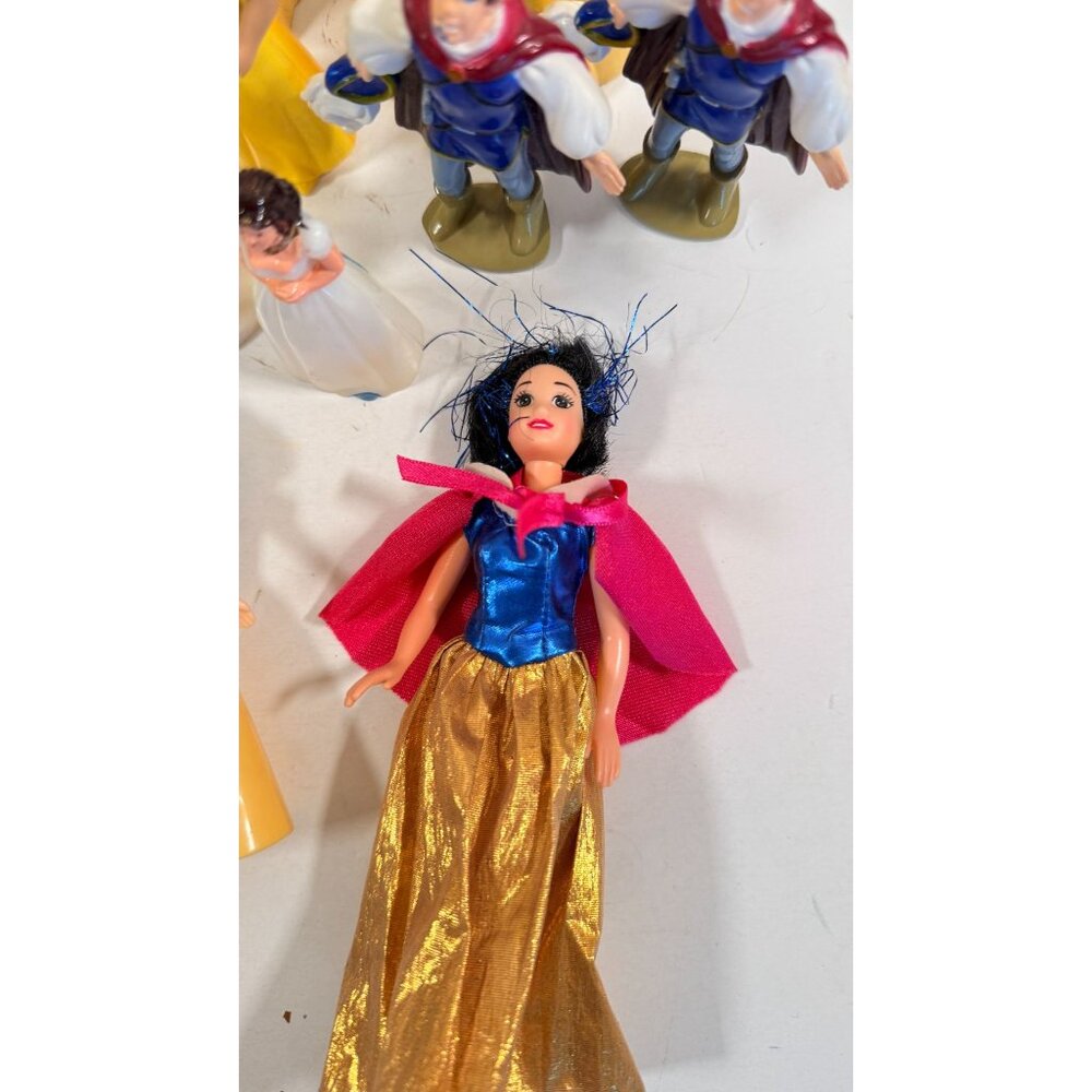 Vintage Snow White Wicked Evil Witch Prince 1990s PVC Figurines Toy Lot - Picture 4 of 16